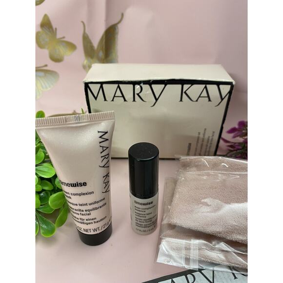 Mary Kay Timewise Mini Even Complexion Set Mask Essence Headband Expired 4/13 - Picture 3 of 6